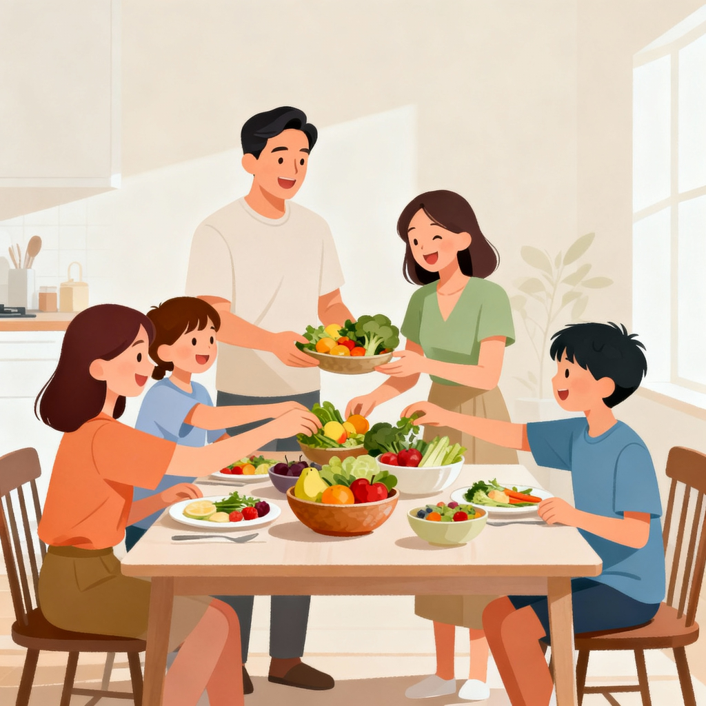 Jak wprowadzić zdrowe nawyki żywieniowe w rodzinie